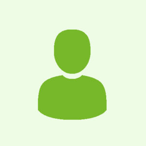 Na obrazku widnieje zielona ikona popiersia sylwetki człowieka. Tło jest jasno-zielone.